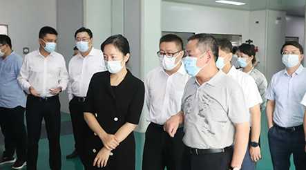 市委副书记、代市长盛蕾一行莅临公司视察调研